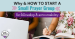 How to start a small prayer group with pic of 2 women with computer and notebook